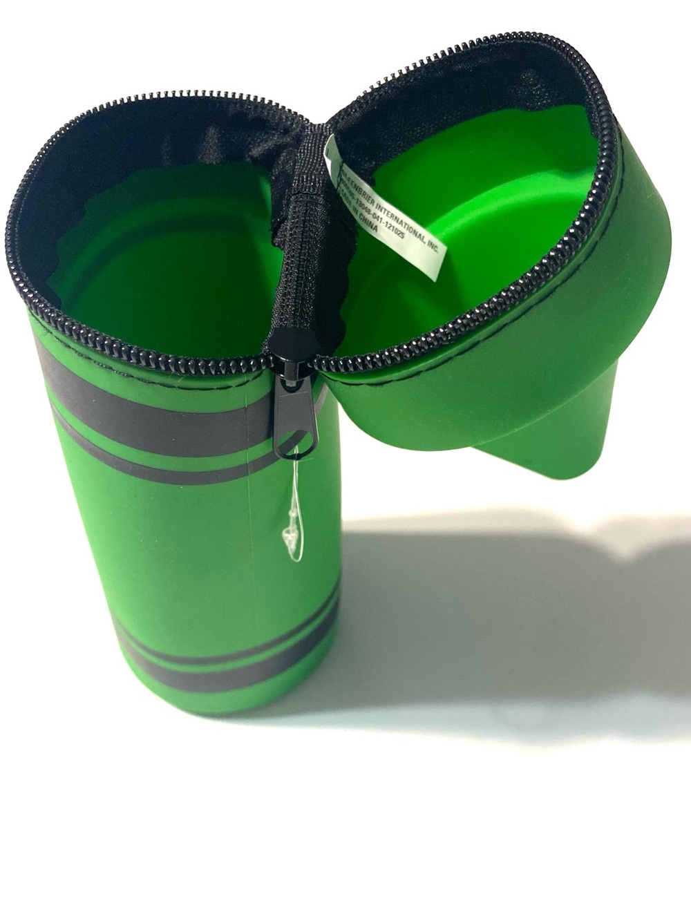 Green Crayon Shaped Pencil Case - Picture 1 of 5